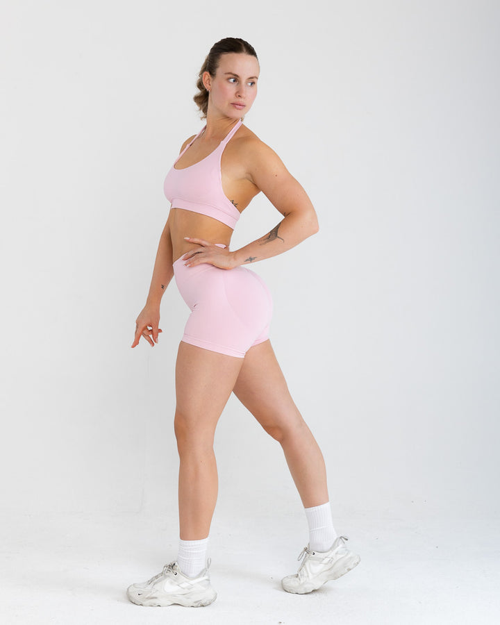 Delta Seamless Shorts – Pink