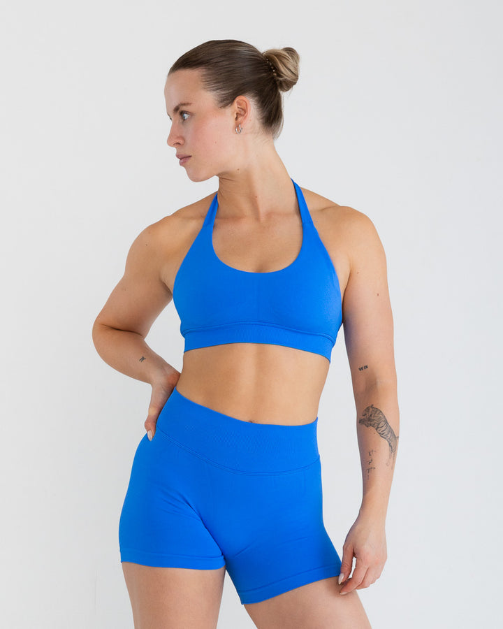 Delta Seamless Shorts – Sky Blue