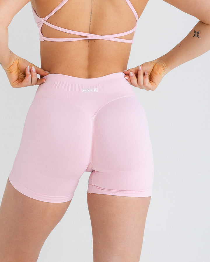 Delta Seamless Shorts – Pink - NXTR