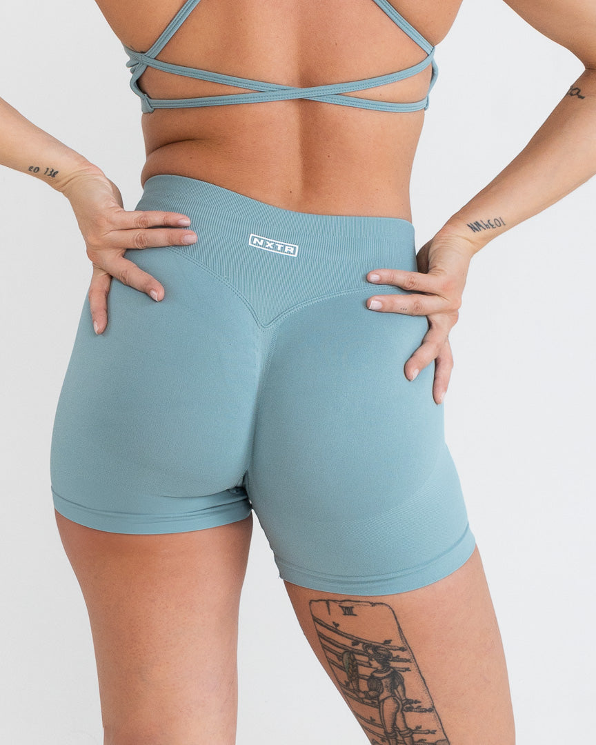 Delta Seamless Shorts – Sage - NXTR