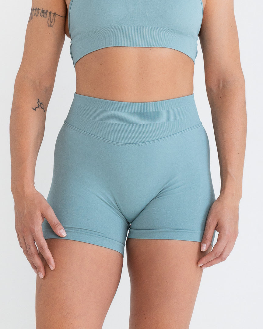 Delta Seamless Shorts – Sage - NXTR