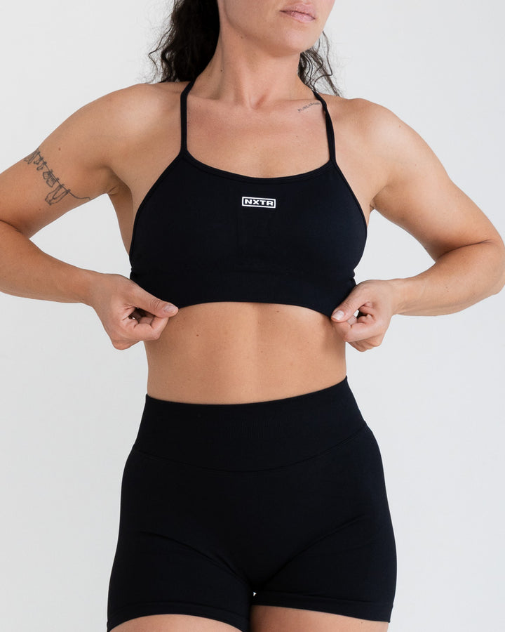 Pulse Sports Bra – Black - NXTR